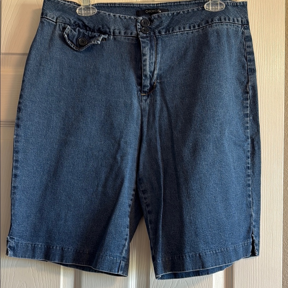 Chadwick’s  Blue Jean Shorts Classic Denim Style